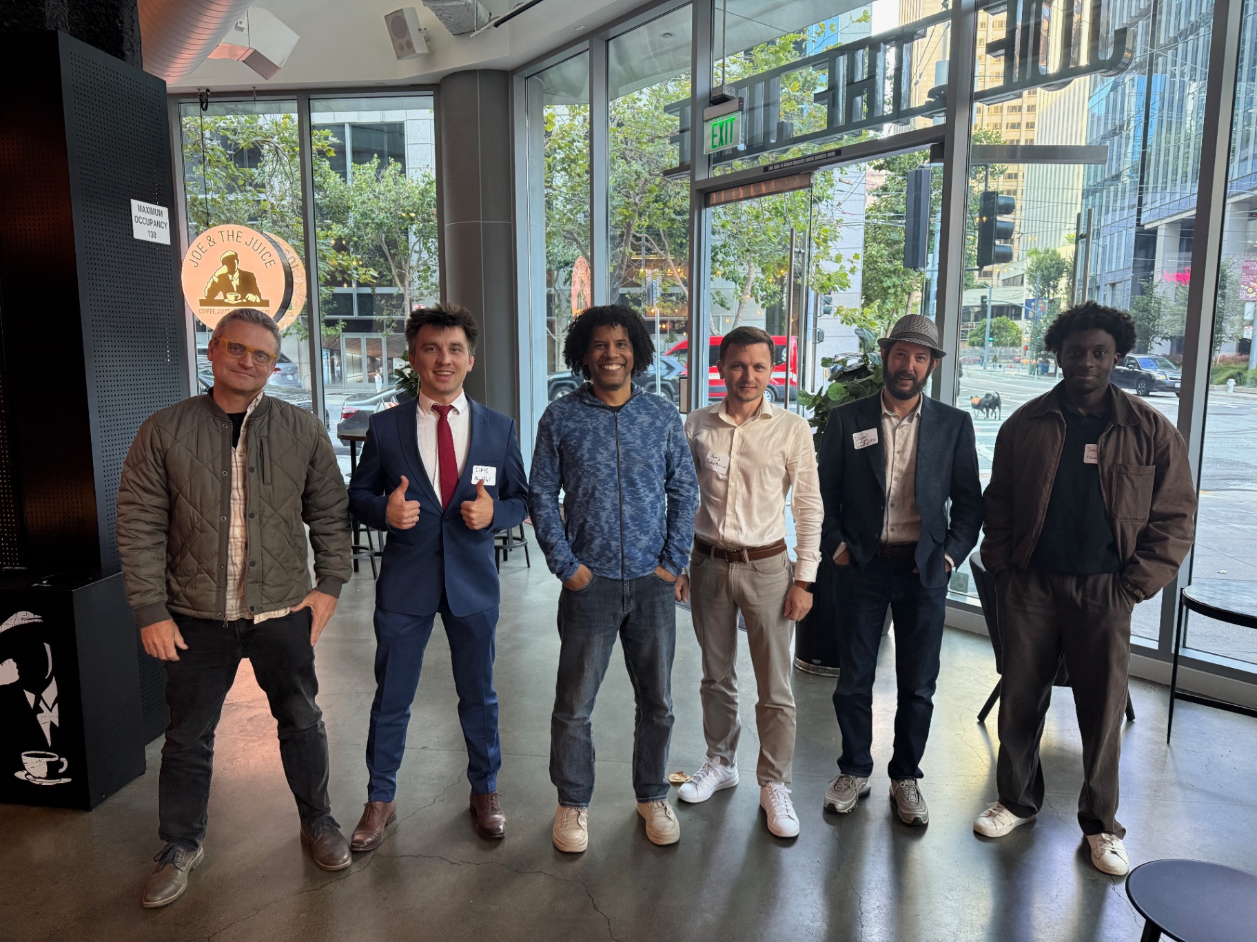 Founders in the window at an FGSF edition